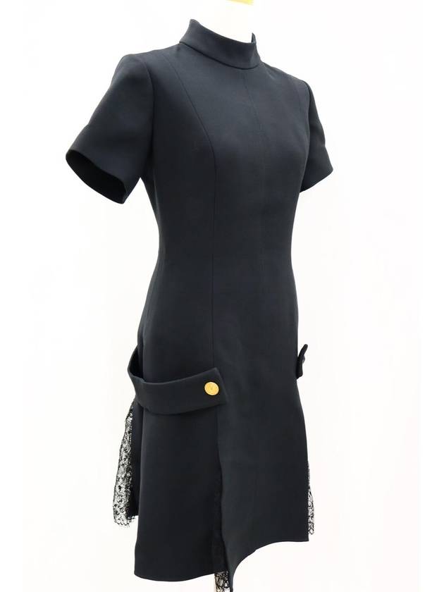 Short sleeve dress black 1AA9L3 - LOUIS VUITTON - BALAAN 3