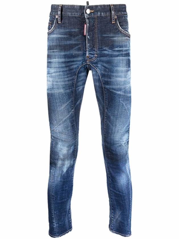 Clean Wash Tidy Biker Jeans Blue - DSQUARED2 - BALAAN 2