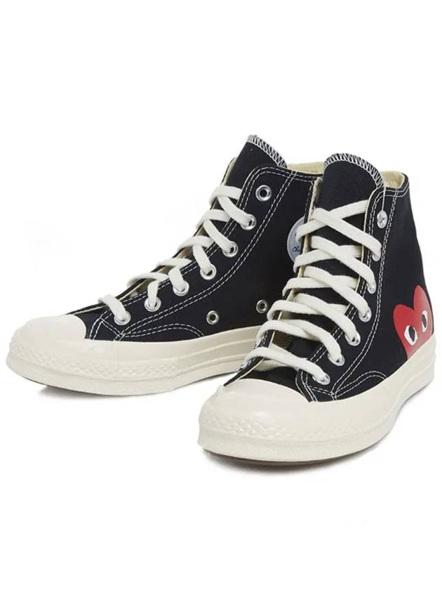 Chuck Taylor High Top Sneakers P1 K112 1 Black - COMME DES GARCONS - BALAAN 3