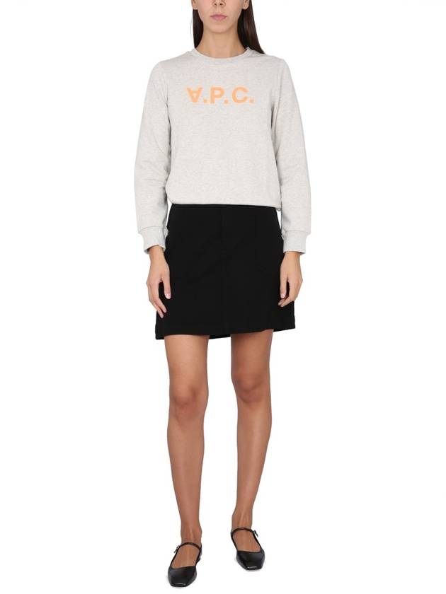 Women's VPC Logo Print Sweatshirt Ecru - A.P.C. - BALAAN 3