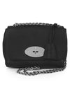 Lily Small Goat Leather Shoulder Bag Black - MULBERRY - BALAAN 1