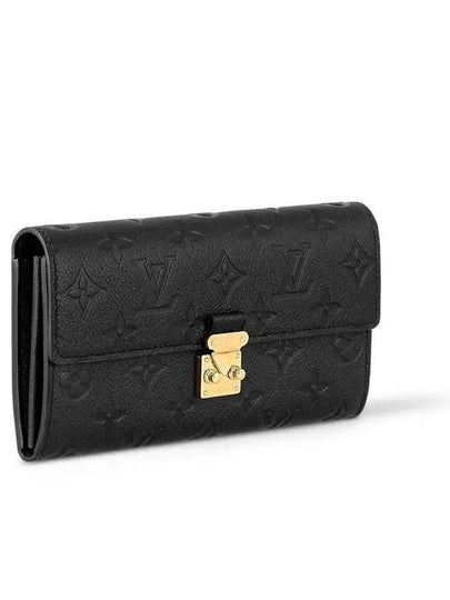 Sarah Wallet Monogram Empreinte Black M82638 - LOUIS VUITTON - BALAAN 2