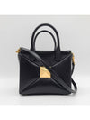 Small One-Stud Tote Bag Black - VALENTINO - BALAAN 5