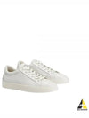 Men's Lace Up Leather Low Top Sneakers Milk White - TOD'S - BALAAN 2