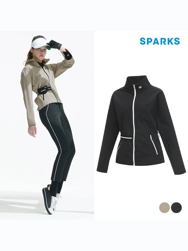 high neck ball bag belt windbreaker SO1LJP002 - SPARKS - BALAAN 1