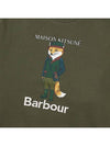 Logo Print Sweatshirt Green - BARBOUR - BALAAN 7