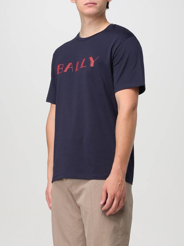 T-shirt Bally in cotone con stampa logo - BALLY - BALAAN 4