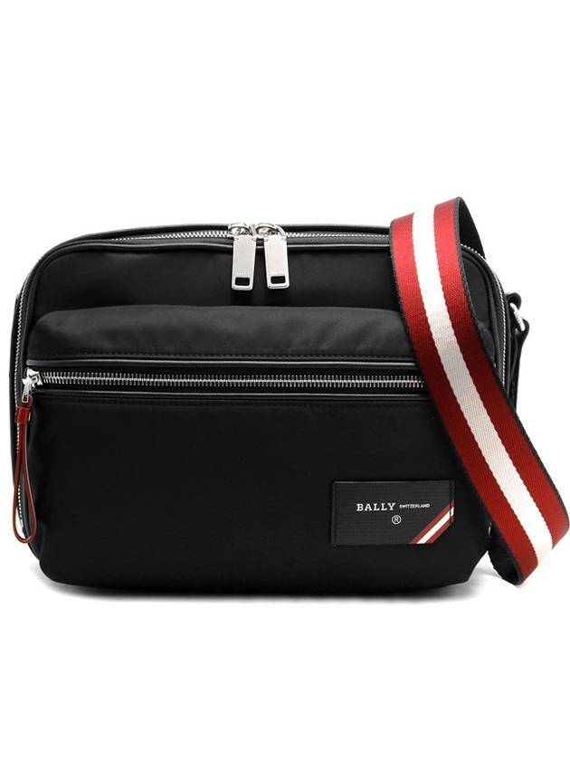 Fiji Nylon Reporter Cross Bag Black - BALLY - BALAAN 1