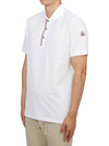 Men s Collar Short Sleeve T Shirt 8A00022 899P0 002 - MONCLER - BALAAN 2