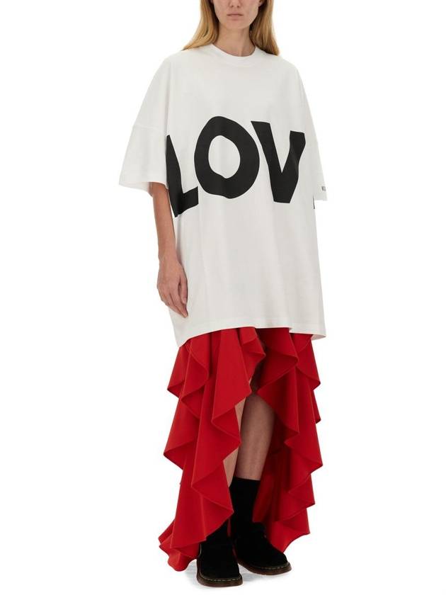 Moschino Love Cotton Interlock Dress - MOSCHINO - BALAAN 2