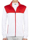 Banks mid layer zip-up jacket cherry white - J.LINDEBERG - BALAAN 3