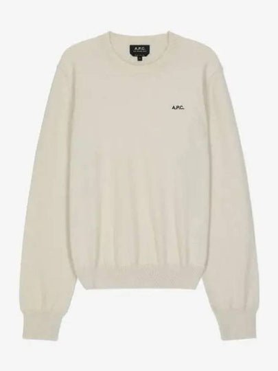 Victoria Embroidery Logo Sweatshirt Ivory - A.P.C. - BALAAN 2