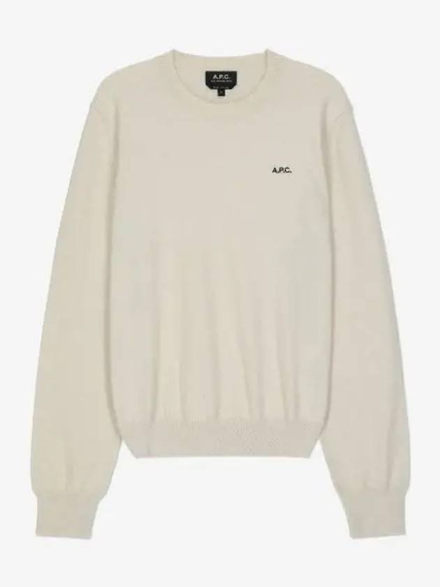 Victoria Embroidery Logo Sweatshirt Ivory - A.P.C. - BALAAN 2