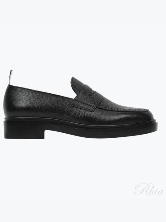 Lightweight Sole Penny Loafer Black - THOM BROWNE - BALAAN 2