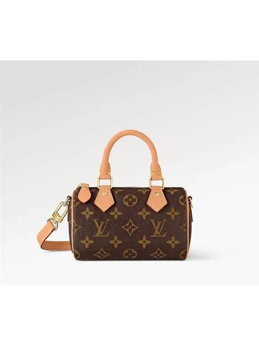 Nano Speedy Monogram Tote Bag Brown - LOUIS VUITTON - BALAAN 2