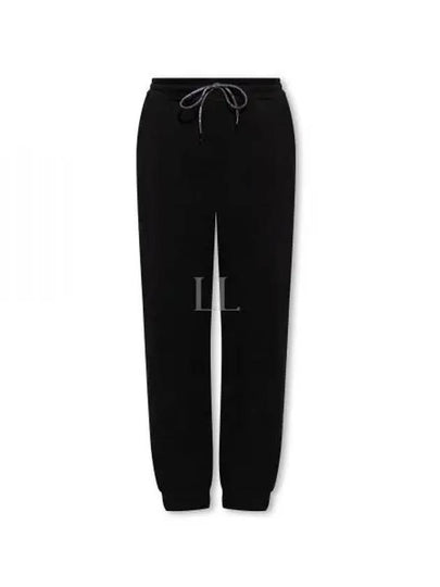 Logo Classic Drawstring Cotton Track Pants Black - VIVIENNE WESTWOOD - BALAAN 2