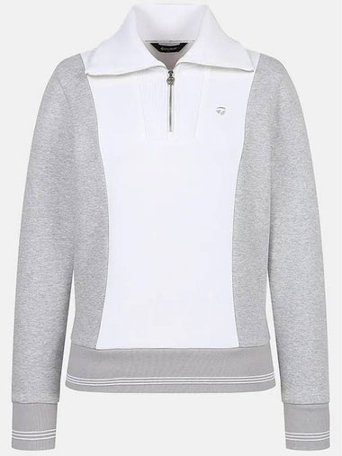 Women s collar zip up sweatshirt TWTYM7145 102 - TAYLORMADE - BALAAN 1