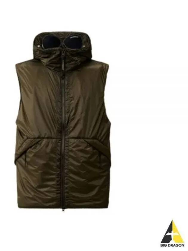 Nada Shell Goggle Vest Green - CP COMPANY - BALAAN 2