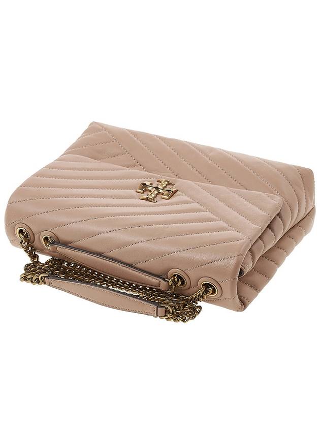 Kira Chevron Convertible Shoulder Bag Devon Sand - TORY BURCH - BALAAN 5