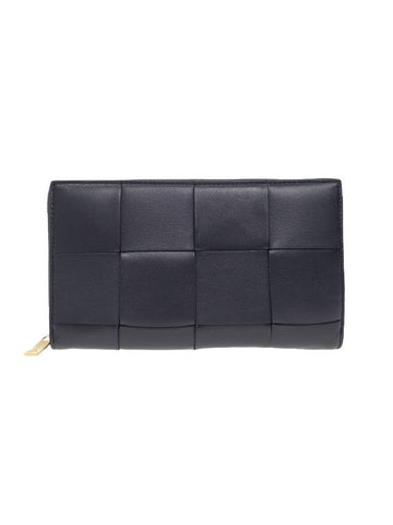 Intrecciato Zipper Around Long Wallet Space - BOTTEGA VENETA - BALAAN 1