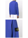 Wappen Patch Crewneck Sweatshirt Blue - STONE ISLAND - BALAAN 6