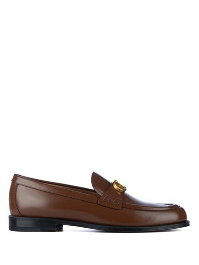 Granville CD Logo Leather Loafers Middle Brown - DIOR - BALAAN 2