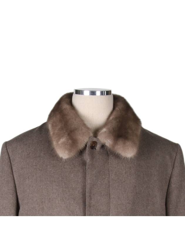 Cashmere inner mink coat - CORNELIANI - BALAAN 2