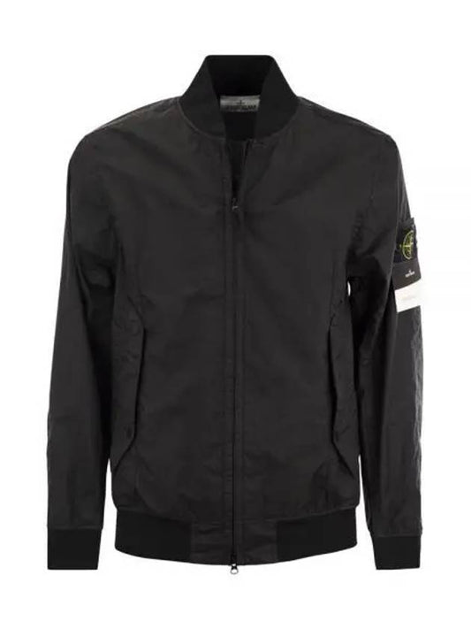 Membrana 3L TC Bomber Jacket Black - STONE ISLAND - BALAAN 2