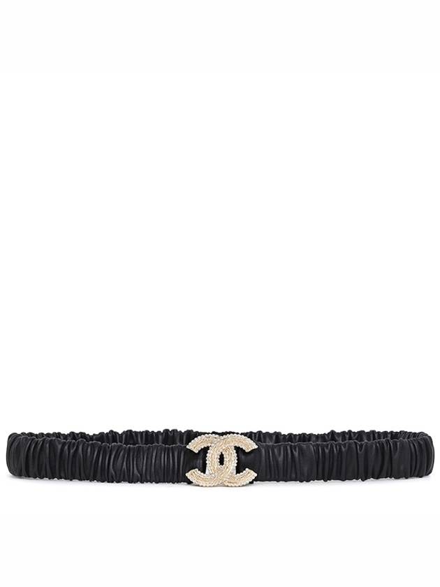 Black Gold CC Pearl Belt AA8716 00003 - CHANEL - BALAAN 1