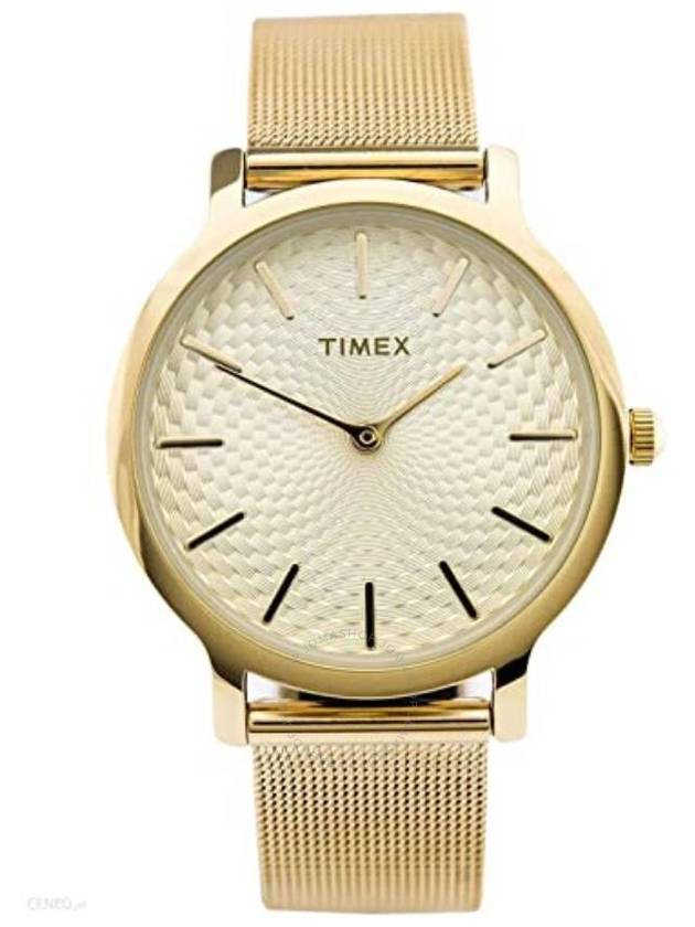 Timex Transcend Quartz Gold Dial Ladies Watch TW2R36100GP - TIMEX - BALAAN 1