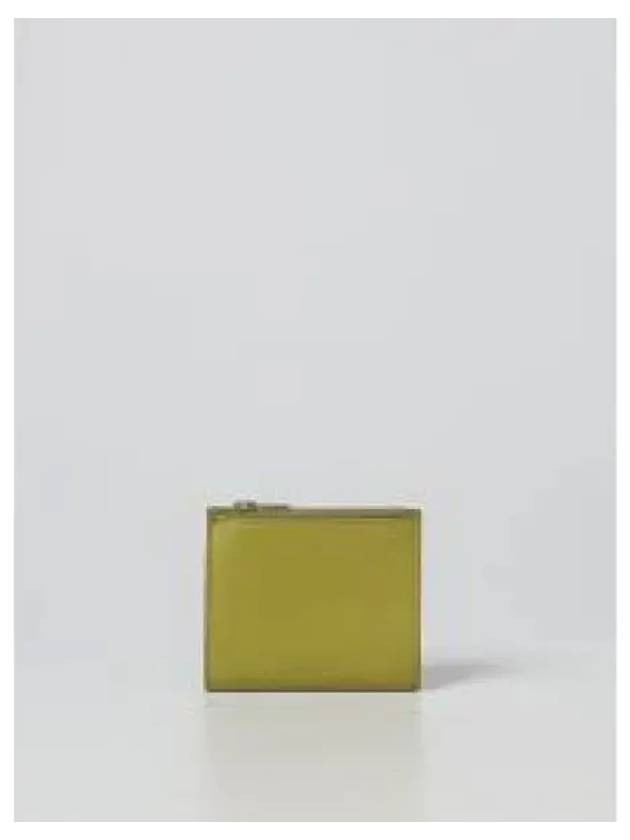 Logo Zip-Up Round Bi-Fold Half Wallet Yellow - MAISON MARGIELA - BALAAN 2