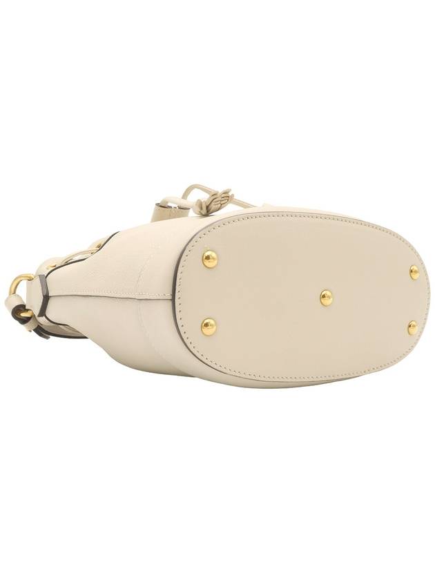 Ivory Diana Bamboo Leather Mini Bucket 2WAY - GUCCI - BALAAN 4