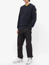 Wappen Patch Crewneck Sweatshirt Navy - STONE ISLAND - BALAAN 6