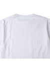 Men's Logo Patch Back Short Sleeve T-Shirt White - TEN C - BALAAN 6