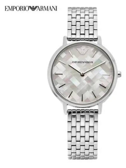 Women’s Mother Of Pearl Dial Metal Watch Silver - EMPORIO ARMANI - BALAAN 2