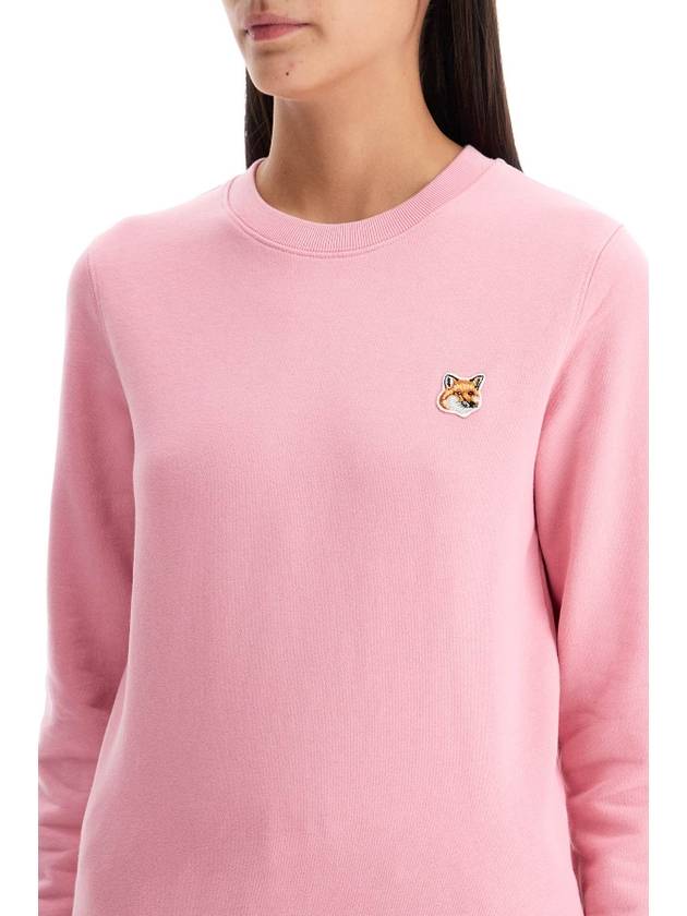 Fox Head Patch Regular Sweatshirt Pink - MAISON KITSUNE - BALAAN 5