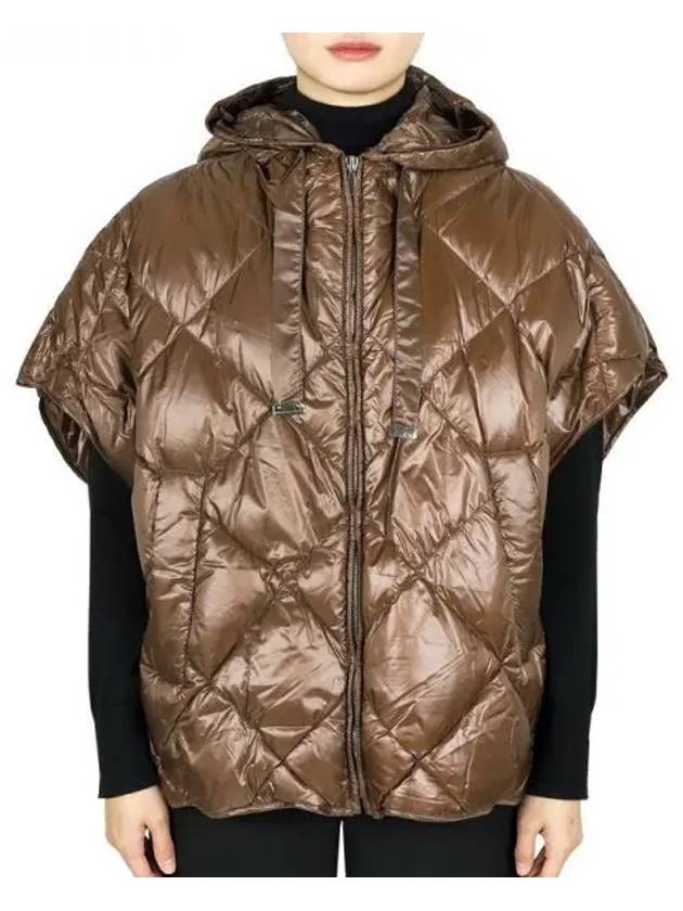 Albi Padded Vest Brown - MAX MARA - BALAAN 2