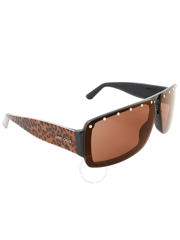 Jimmy Choo Brown Rectangular Ladies Sunglasses MORRIS/S 0Y4D/VP 68 - JIMMY CHOO - BALAAN 3