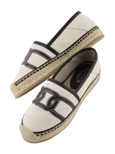 Canvas espadrille slip ons - TOD'S - BALAAN 1