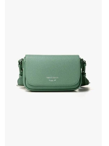 Women s Grainy Flap Mini Bag Green - EMPORIO ARMANI - BALAAN 1