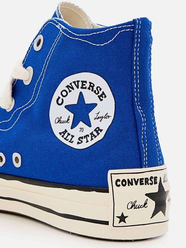 Chuck 70 Sketch High Top Sneakers Blue - CONVERSE - BALAAN 5