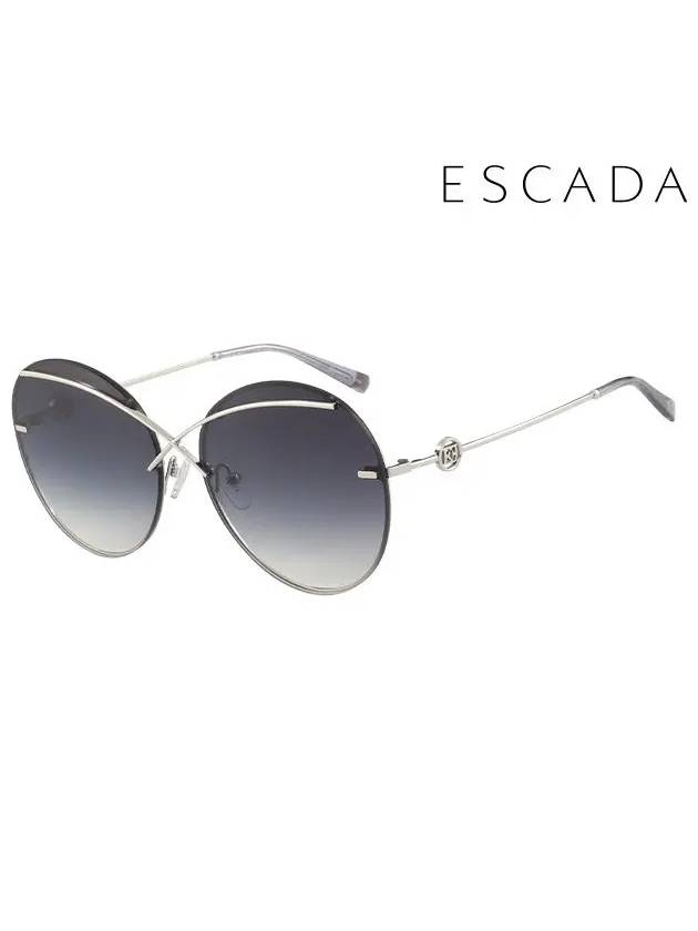 Sunglasses SES C11F E60M Round Metal Women s - ESCADA - BALAAN 1