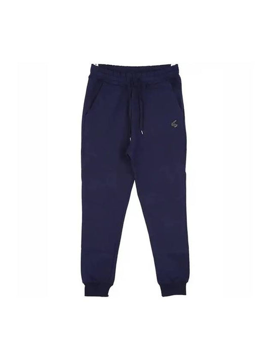 Logo Cotton Track Pants Navy - VIVIENNE WESTWOOD - BALAAN.