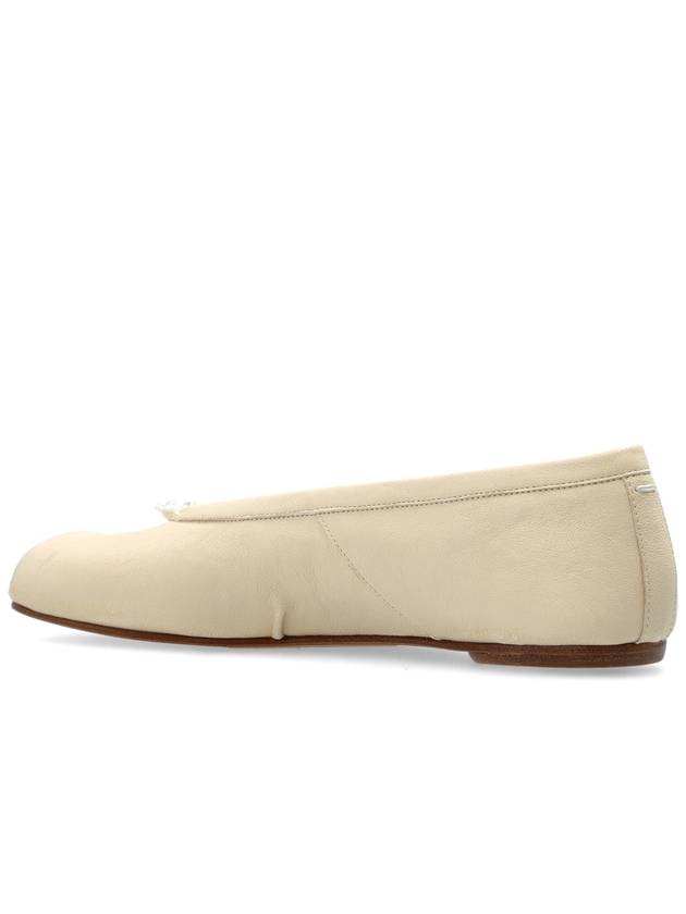 Maison Margiela Leather Ballerinas, Women's, Cream - MAISON MARGIELA - BALAAN 5