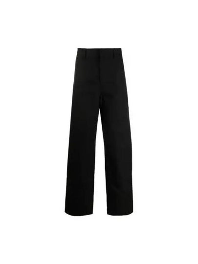 Diag Logo Carpenter Straight Pants Black - OFF WHITE - BALAAN 2