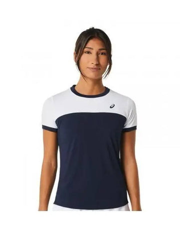 Women s Coat SS Top 2042A262402 Short Sleeve Round T Shirt - ASICS - BALAAN 1