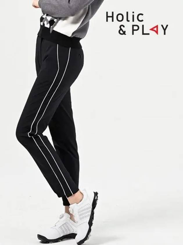 Women s spandex jogger golf pants HB3WPT002BK - HOLIC&PLAY - BALAAN 1