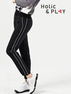 Women s spandex jogger golf pants HB3WPT002BK - HOLIC&PLAY - BALAAN 3