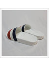 Striped Slippers White - MONCLER - BALAAN 6