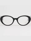 Glasses frame ML5050 001 round black horn - MONCLER - BALAAN 4